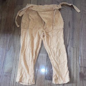 Free People Beach Orange Cargo Pants